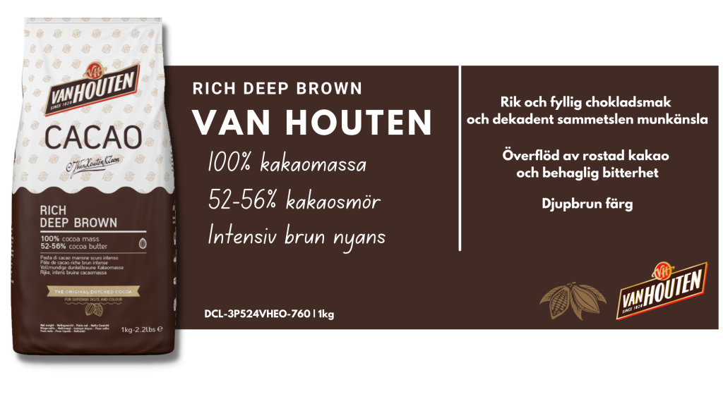 Van Houten: Rich Deep Brown. Kort information om produkten. 