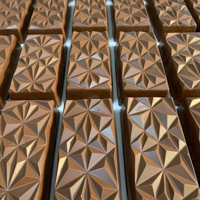 Porto Formas Special 3-Part Mold - 8 Barra 3D - Pralinform Chokladform Block