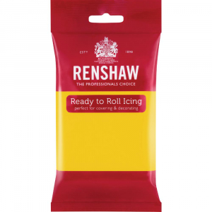 Renshaw - Gul/Yellow Sockerpasta Fondant | 250g