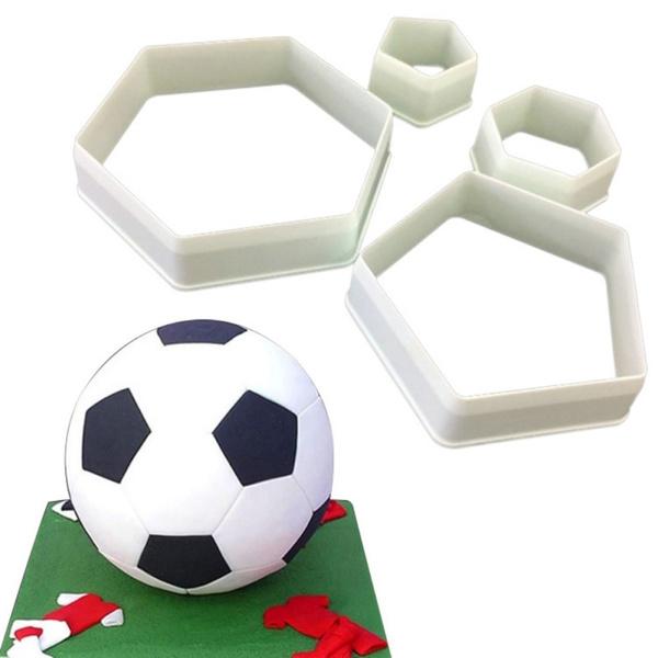 Fotboll Hexagon Utstickare 4st