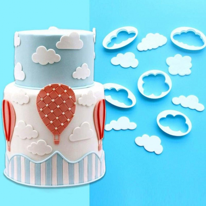 Moln Utstickare 5st | BakeCake