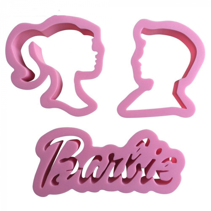 Utstickare Barbie & Ken 3-pack