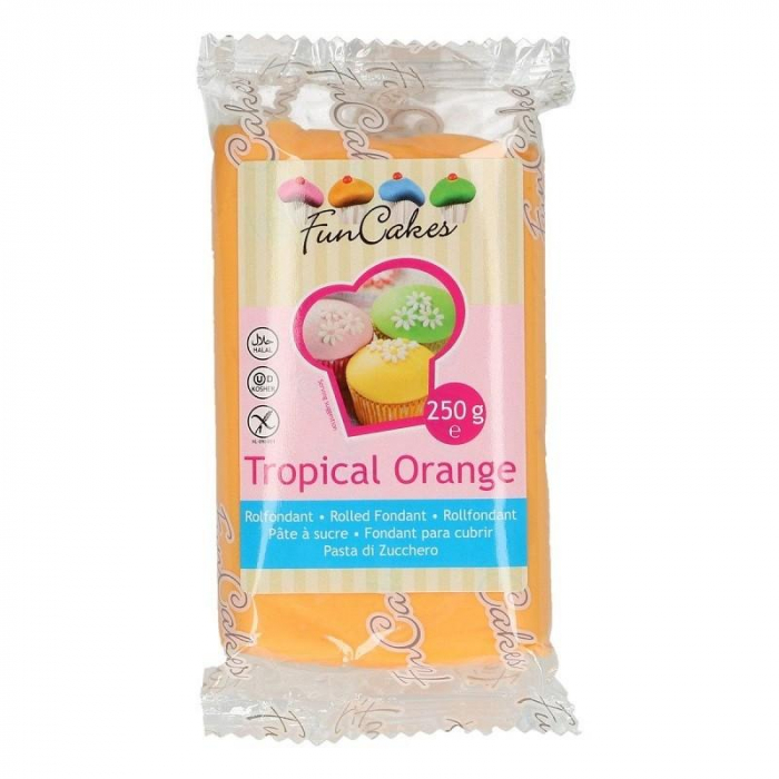 FunCakes - Tropical Orange Sockerpasta 250g