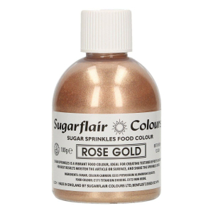 Färgat socker, Roséguld- Sugarflair