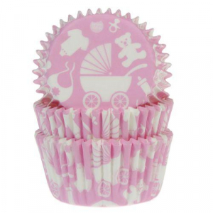 Rosa Baby Muffinsformar 50 st - House of Marie