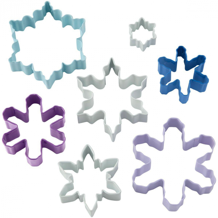 Wilton Utstickare Snöflingor Snowflakes, 7 st