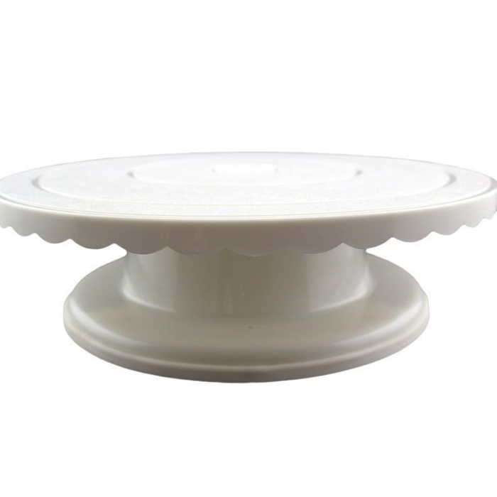Dekorationsfat Tårtfat Roterande Snurrbar Turntable 28cm H4cm