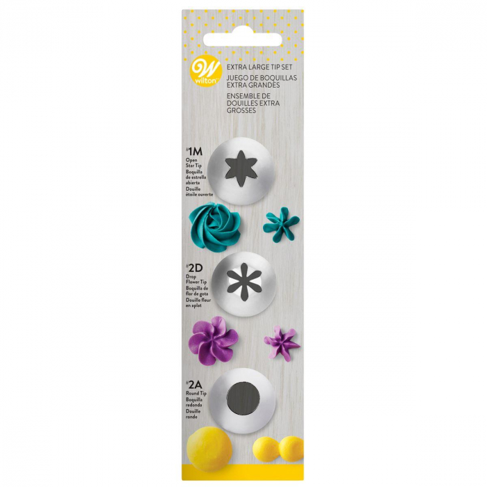 Wilton Extra Large Tyllpaket Tyllar #1M, #2D, #2A