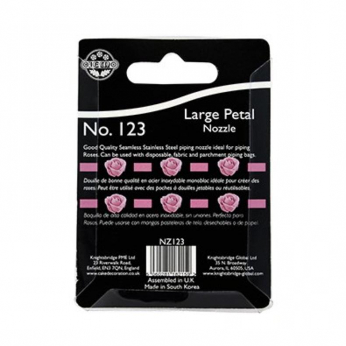 JEM Large Petal/Ruffle Nozzle Petaltyll Petal Tyll #123 Stora Blomblad