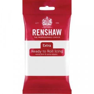 Renshaw - Vit Sockerpasta White Rolled Fondant Extra | 250g