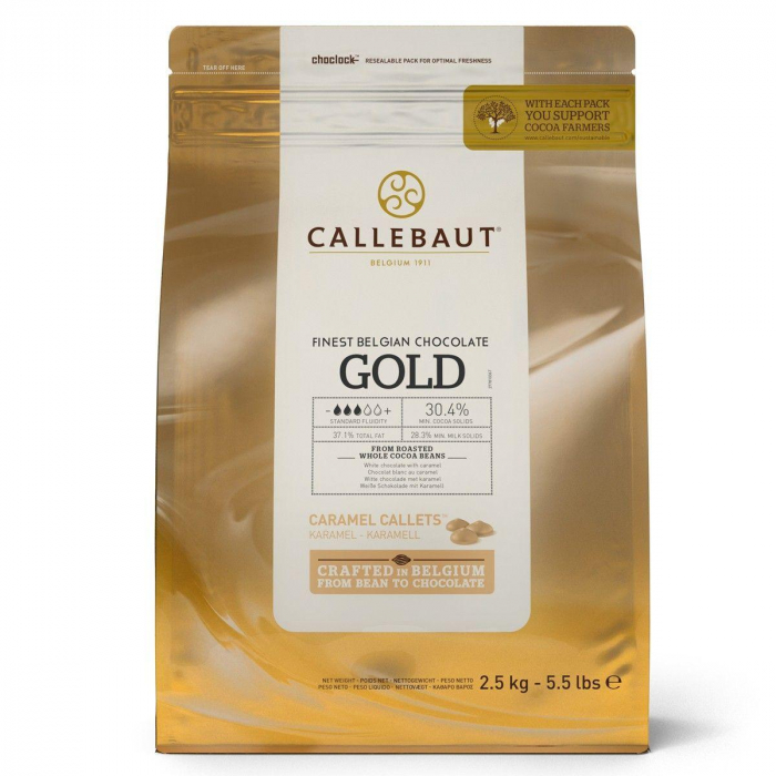 Callebaut Chocolate Callets -Gold- 2,5 kg
