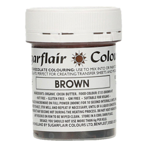 Sugarflair Chokladfärg Brun 35g