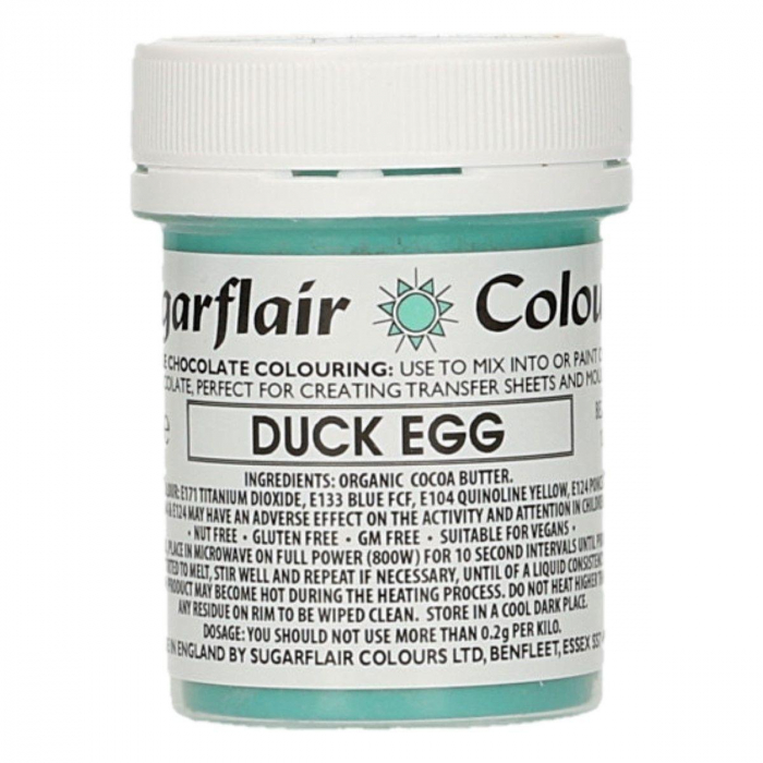 Sugarflair Chocolate Colour Duck Egg 35g