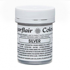 Chokladfärg Silver - Sugarflair