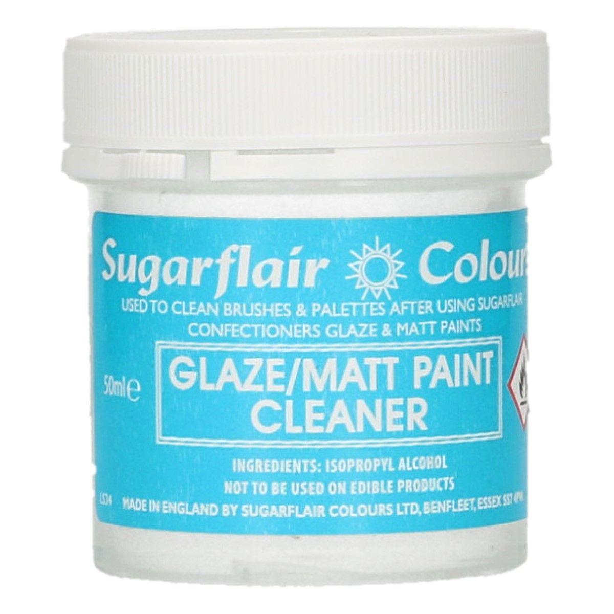 Sugarflair Glaze/Matt Paint Cleaner 50ml BakeCake