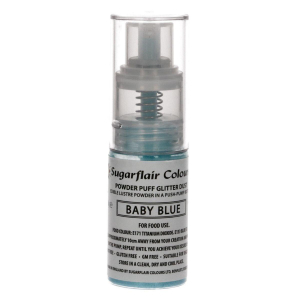 Sugarflair - Ljusblå Glitterspray 10g | Baby Blue