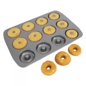 Bakplåt för Mini Munkar, 12 st - PME Minimunkar Donuts Donut Pan