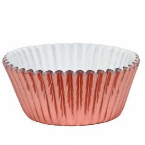 Muffinsformar Metallic Roséguld 30st- PME