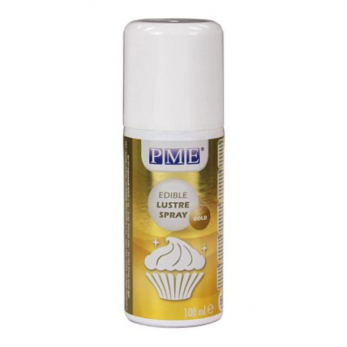 PME - Edible Lustre Spray - Gold (100ml / 3.38oz)