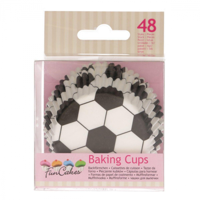 Muffinsformar Fotboll 48st- Funcakes