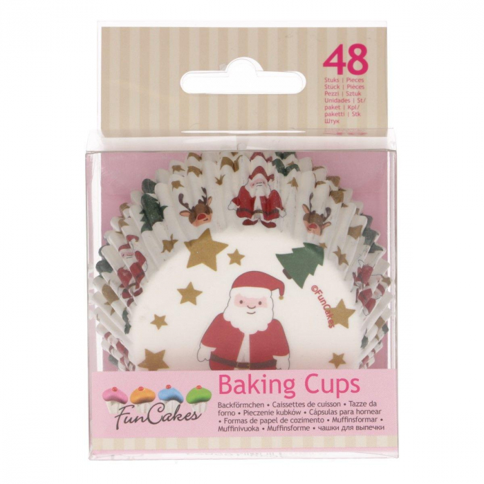 FunCakes Muffinsformar Jul Baking Cups -Christmas- 48st