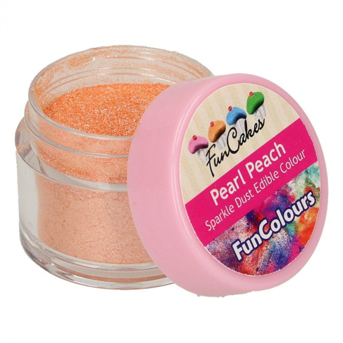 FunCakes - Pärlrosa Skimrande Pulverfärg | Pearl Peach