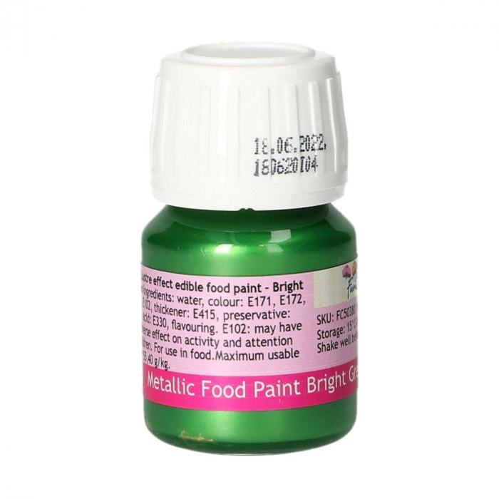 FunCakes - Grön Ätbar Färg 30ml | Bright Green