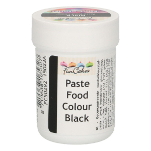 FunCakes - Svart Pastafärg Black - Paste Food Colour 30g