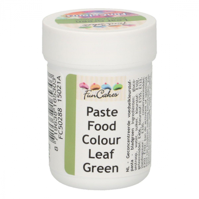 FunCakes – Lövgrön Pastafärg Leaf Green – Paste Food Colour 30g