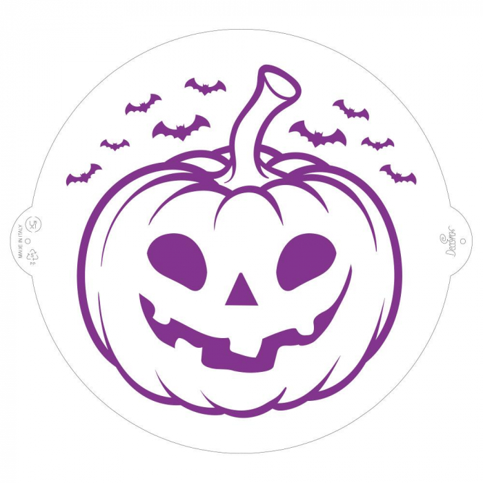 Halloween Stencil Pumpa - Decora