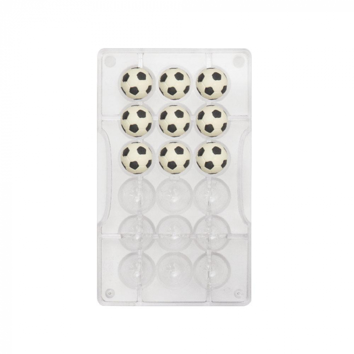 Chokladfomr Pralinform Fotboll Polykarborat - Decora
