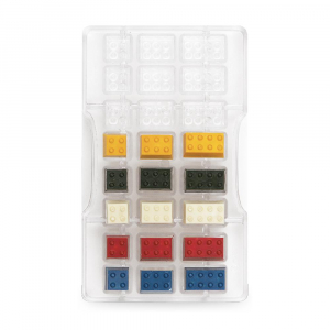 Small bricks Pralinform Lego Praliner Polykarborat Chokladform - Decora