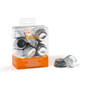 Pralinformar Silver 180 st, Praliner Ischokladformar - Decora
