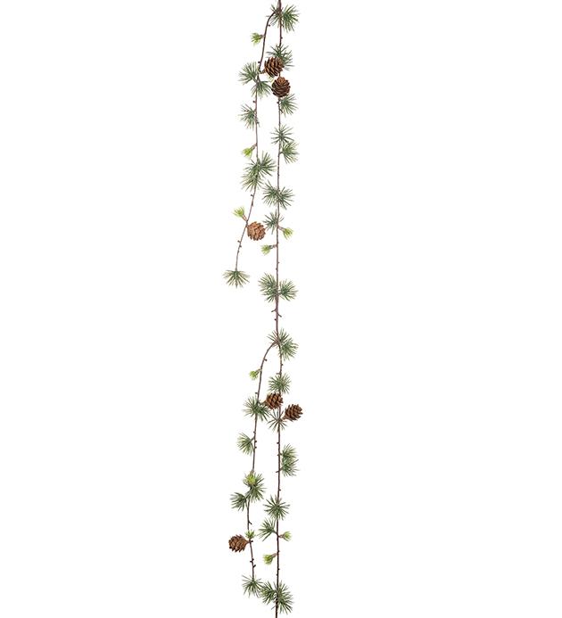 Lärkgirlang Barrkvist, 150cm Konstgjorda Blommor Jul - Mr. Plant