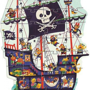The Pirate Ship Golvpussel Piratskepp - Djeco