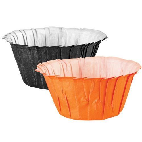 Svarta och Orange Muffinsformar, Halloween - Wilton