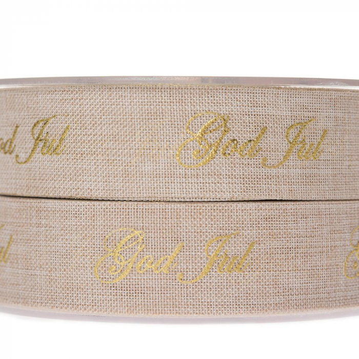 Band God Jul Linne Creme 15mm x 50m