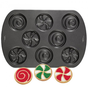 Wilton Kakplåt Bakplåt Kakor Jul Swirl Easy Decorate Holiday Cookie Pan