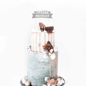 Happy Birthday Cake Topper