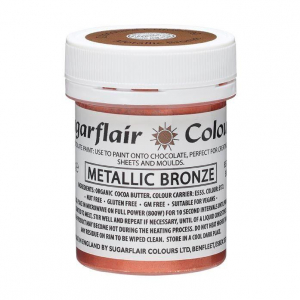 Chokladfärg Brons Metallic Bronze 35g - Sugarflair