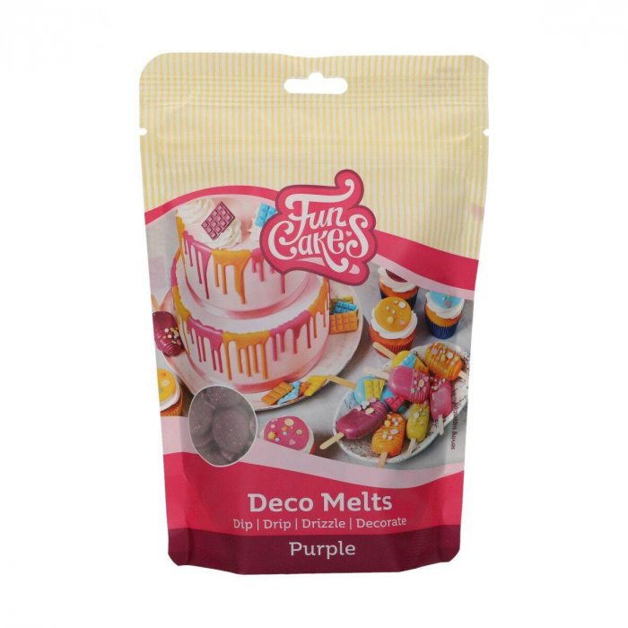 Deco Melts Lila, 250 g - FunCakes