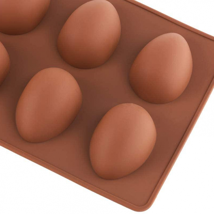Ägg Påskägg 8st Silikonform Chokladform Pralinform Form för Praliner