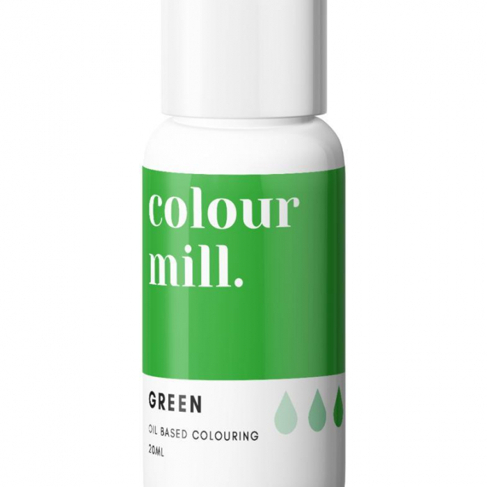 Colour Mill - Green Grön Chokladfärg Oljebaserad Ätbar Färg 20ml