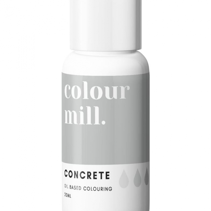 Concrete Grå Betong Chokladfärg Oljebaserad Ätbar Färg 20ml - Colour Mill