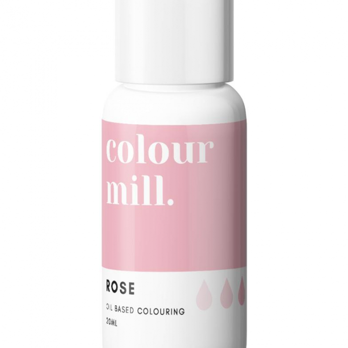 Rose Rosa Chokladfärg Oljebaserad Ätbar Färg 20ml - Colour Mill