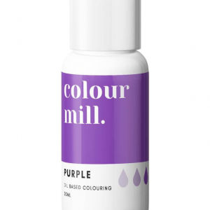 Purple Lila Chokladfärg Oljebaserad Ätbar Färg 20ml - Colour Mill