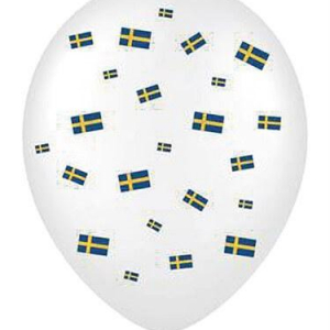 Svenska Flaggan Ballonger 6-pack
