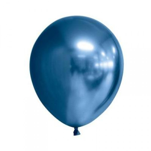 Blåa Glansiga Ballonger 6-pack