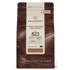Callebaut 823 Mjölkchoklad 1kg Chokladpellets Chokladknappar