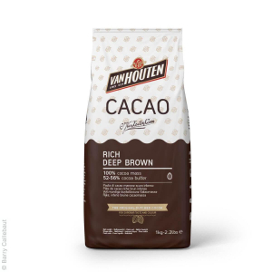 Mörkbrunt Kakaopulver 1kg - Van Houten